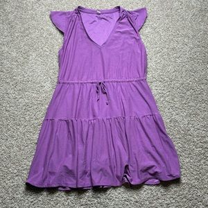 Beyond Yoga Featherweight Out & About Ruffle Dress
